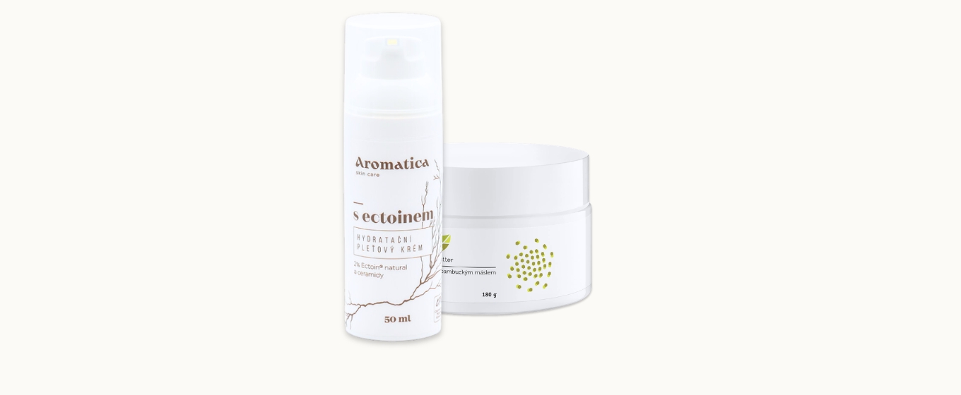 Krémy a peelingy Aromatica – BIO bambucké máslo, tělové peelingy a hydratační krémy s přírodními složkami